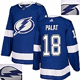 Lightning #18 Palat Blue With Special Glittery Logo Adidas Jersey,baseball caps,new era cap wholesale,wholesale hats